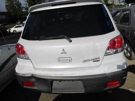 2003 MITSUBISHI OUTLANDER XLS WHITE 2.4L AT 4WD 163755